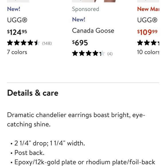 Kate Spade Elegant Gold and Silver Crystal Drop Chandelier Earrings - Picture 5 of 5